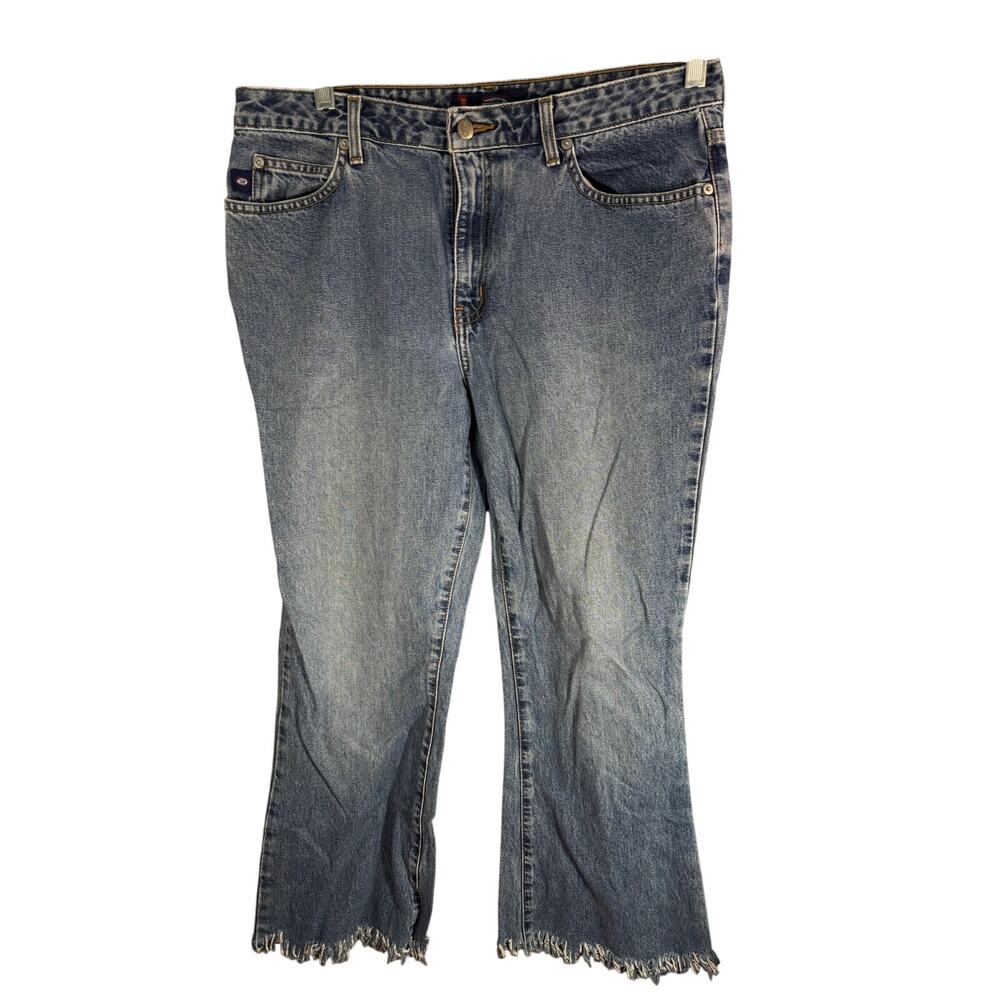 Vintage Bongo Blue Mens Jeans Size 33x27 Low Rise Straight Leg